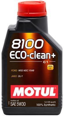 Motul101584/842551 5W30/5л 8100 Eco-clean+ 123457203 фото