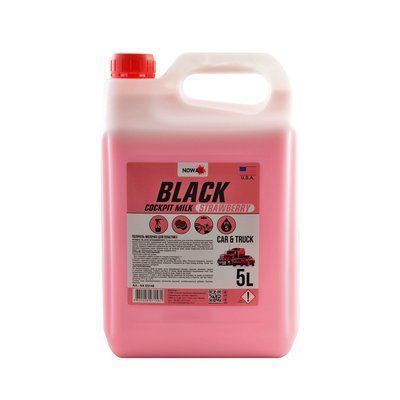 Поліроль 5 L Nowax Black Cocpit Milk Полуниця концентрат (NX05148) NX05148 фото