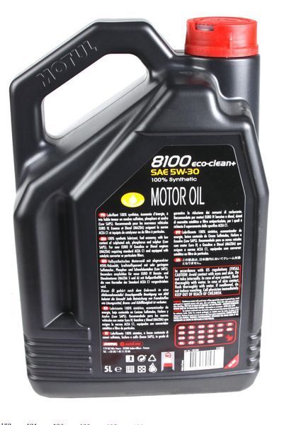 Motul101584/842551 5W30/5л 8100 Eco-clean+ 123457203 фото