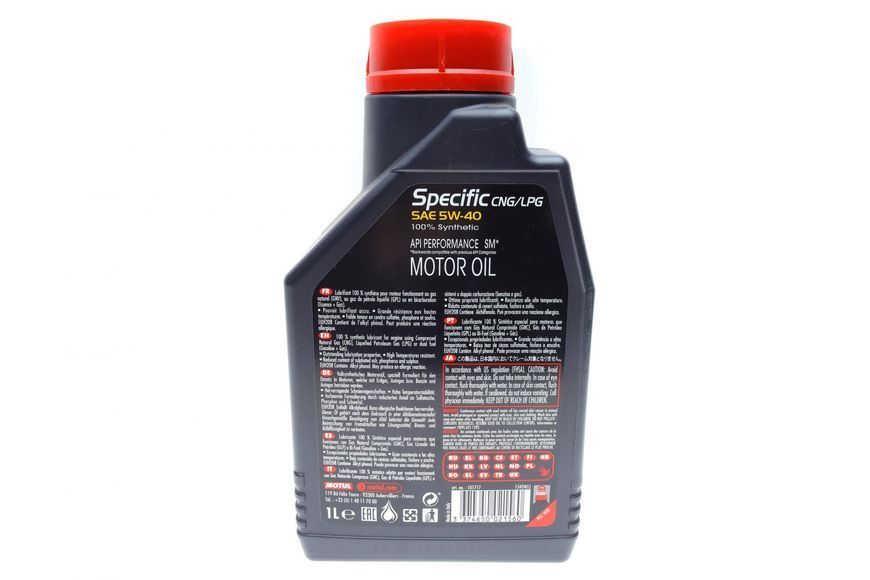 Motul101717 5W40/1л Specific CNG/LPG 123457353 фото