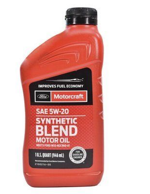 Моторна олива Motorcraft Synthetic Blend 5W-20 0.946 л 123457177 фото
