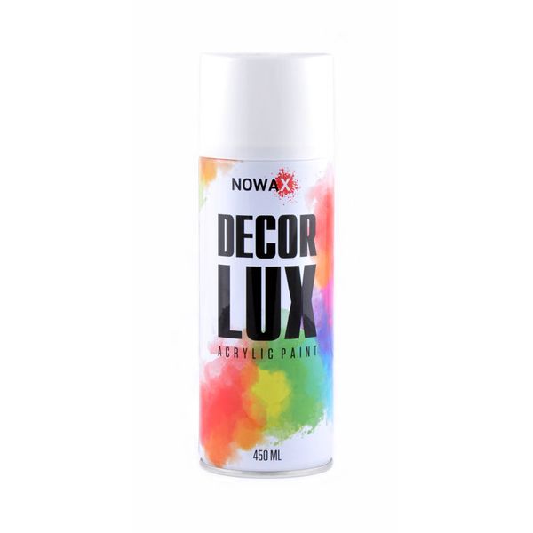 Акрилова фарба глянсова слонова кістка NOWAX Decor Lux (9016) 450мл NX48014 фото