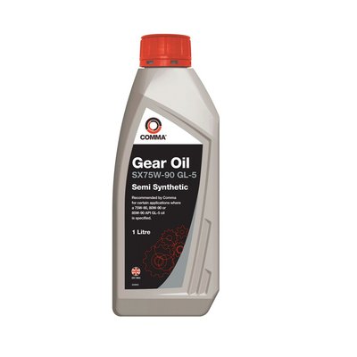 Трансмісійна олія Comma SX75W90 GEAR OIL GL5 API GL-5 1л (12шт/уп) SX1L фото