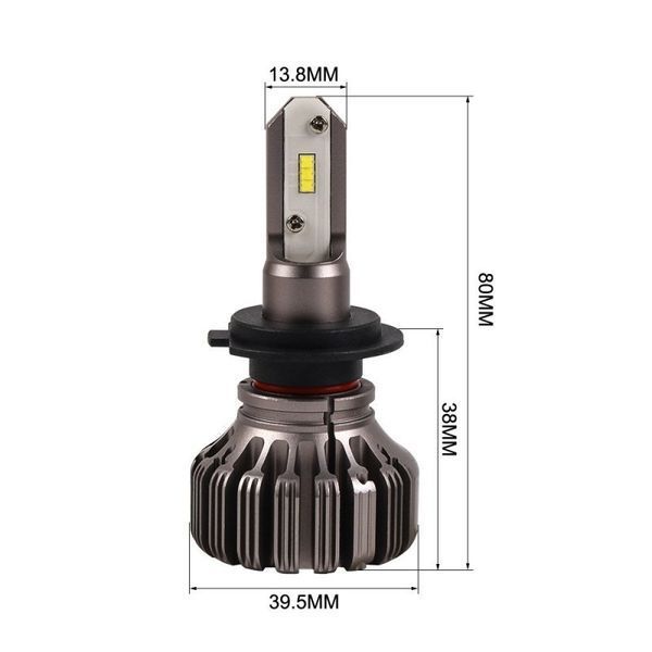 Светодиодные автолампы H7 Carlamp Night Vision Gen2 NVGH7 5500K 5000 Lm NVGH7 фото