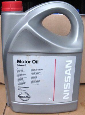 Моторна олива Nissan 10W-40 A3/B4 5 л 123457156 фото