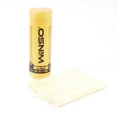 Тряпка WINSO PVA (замша) в тубусе больш. 64*43см (100) желтая 150510* 150510 WINSO 150510 фото