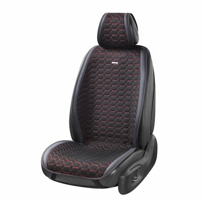 Premium накидки для передніх сидінь BELTEX Monte Carlo, black-red 2шт. BX81160 фото