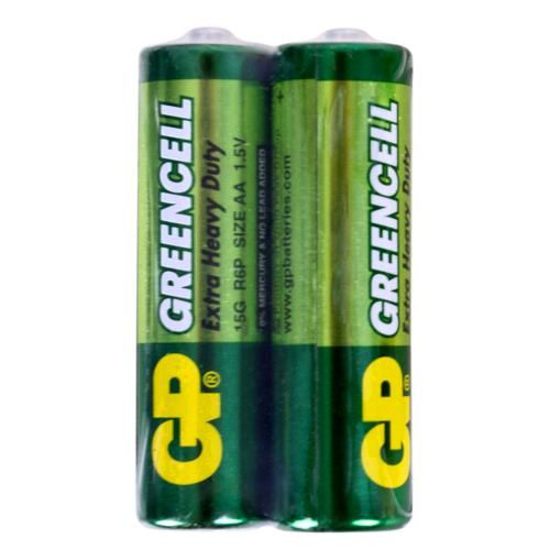 Батарейка GP GREENCELL 1.5V солевая 15G-S2, R6, АА (4891199006425) 63475 фото