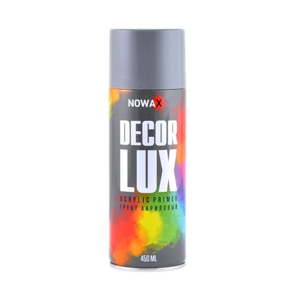 Акриловий ґрунт сірий NOWAX Decor Lux (7015) 450мл NX48035 фото