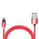 Кабель магнітний PULSO USB - Lightning 2,4А, 1m, red (тільки зарядка) (MC-2301L RD) 115409 фото 1