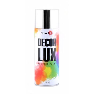 Фарба акрилова,Spray 450ml.,хром,(BRIGHT CHROME) NX48041 NOWAX NX48041 фото