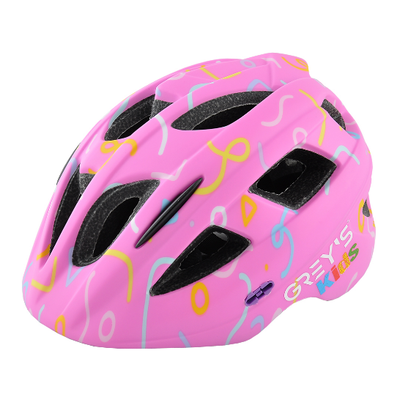 Велосипедний шолом дитячий GREY'S матовий рожевий, M GR22143 фото