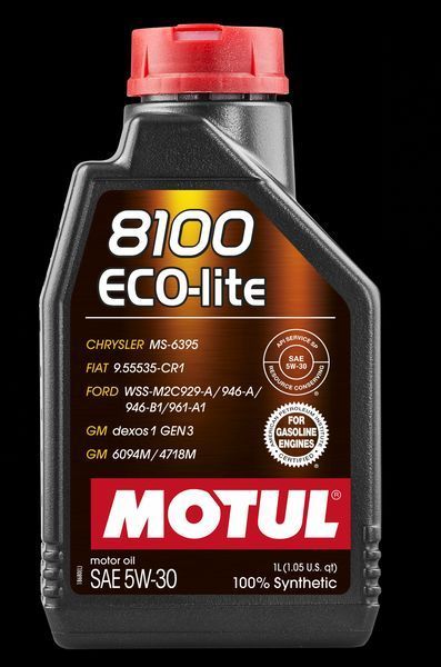 Motul109102/841411 5W20/1L 8100 ECO-LITE 123457260 фото
