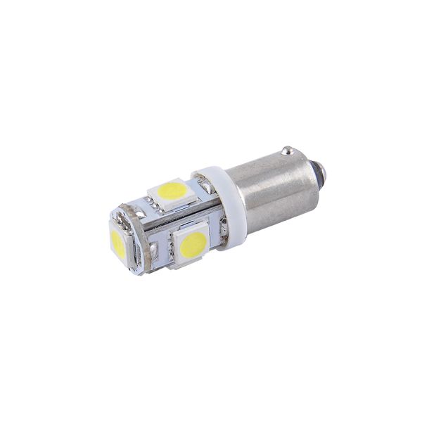 LED SOLAR 24V T8.5 BA9s 5SMD 5050 white блистер 2шт. SL2531 фото