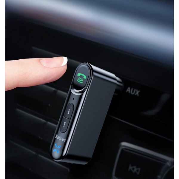 Адаптер Baseus Qiyin AUX Car Bluetooth Receiver (23975) WXQY-01 фото