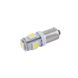 LED SOLAR 24V T8.5 BA9s 5SMD 5050 white блистер 2шт. SL2531 фото 2