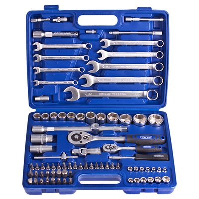 Універсальний набір головок для гайкових ключів та інструменту 1/4" & 1/2", 82 предмета.Werker (UN-1082П) 64402 фото