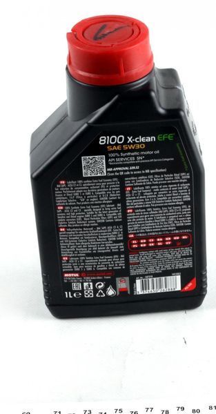Motul107210 5W30/1L 8100 X-CLEAN EFE C2/C3 123457313 фото