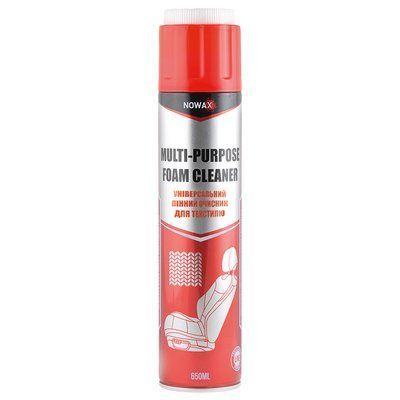 Очисник текстилю,MULTI-PURPOSE FOAM CLEANER,650ml. NX65000 NOWAX NX65000 фото