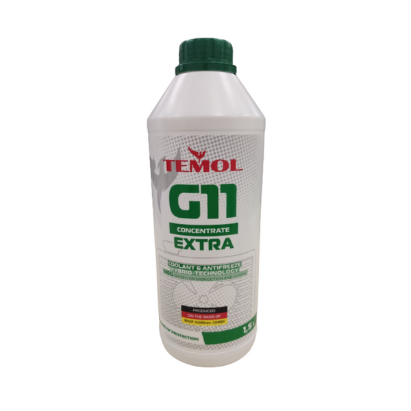 Антифриз TEMOL Extra Concentrate G11 Green 1,5 л T-ETRAG11Gr1.5 фото