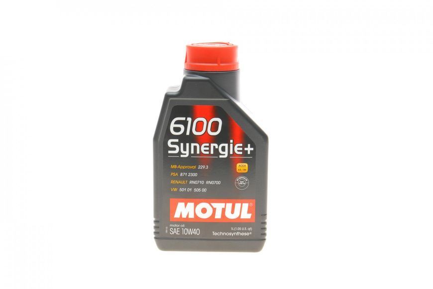 Motul108646 10W40/1L 6100 SYNERGIE + 123457478 фото