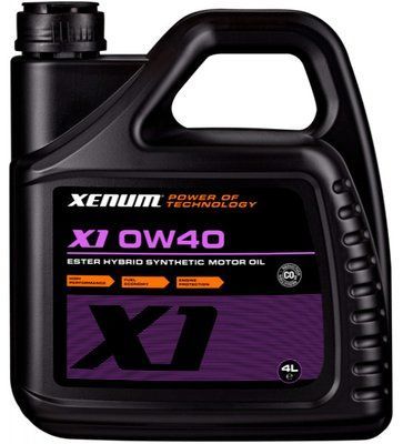 Моторна олива XENUM 1662004 0W40/4L X1 C3 123457364 фото