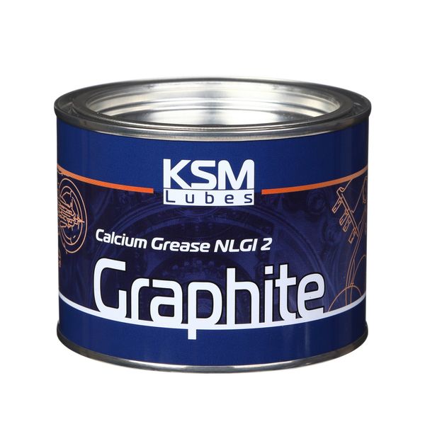 Смазка графитовая ГОСТ 3333-80 DIN 51502 OGF2G-20 NLGI 2 (0,4 кг мет) KSM-GRAPHITE-0,4KG-MET фото