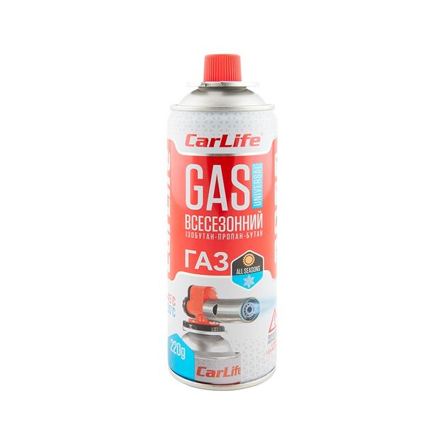 CARLIFE GAS Газ універсальний всесезонний 220g CF580 фото