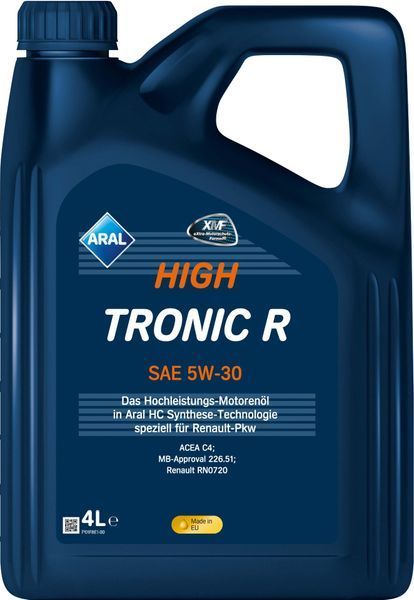Моторна олива Aral Oil1555F2 5W30/4L ARAL HIGH TRONIC R 123457216 фото