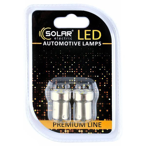 Лампы LED 12V P21W 8SMD 2535 Solar (2шт) (SL1380) SL1380 фото