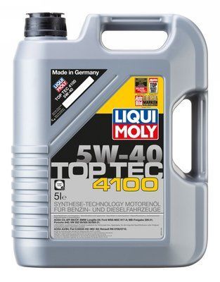 Моторна олива Liqui Moly Top Tec 4100 7501/9511 5W40/5л  123457367 фото