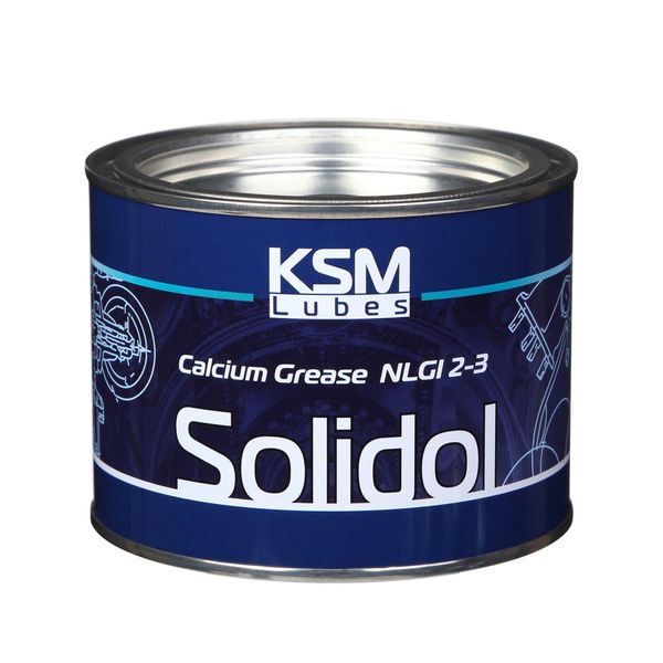 Смазка Солидол Жировой ГОСТ 1033-79 DIN 51502 K 2/3 C-25 NLGI 2/3 (0,4 кг мет) KSM-SOLIDOL-0,4KG-MET фото