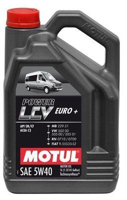 Motul872151 / 106132 5W40/5L POWER LCV EURO+ SAE /106132 123457269 фото