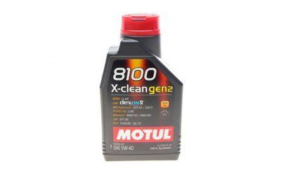 Motul109761 / 854111 5W40/1L X-Clean GEN2 123457319 фото