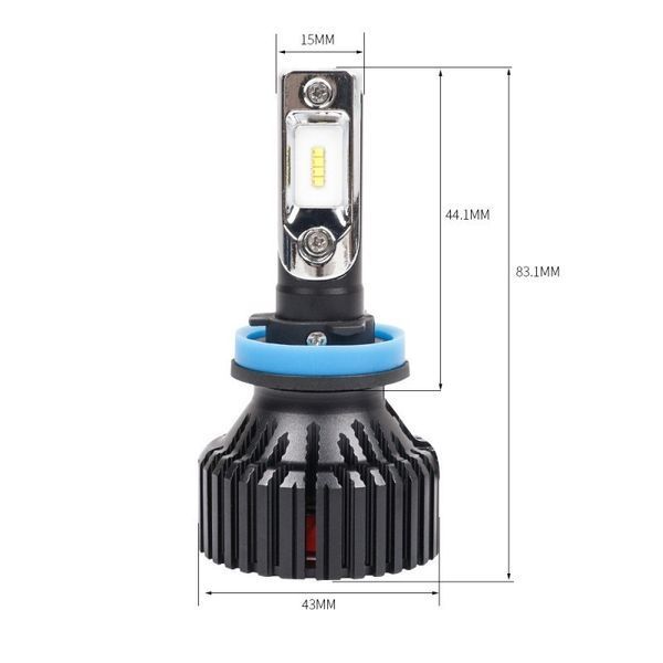 Світлодіодні лампи H11 для авто Carlamp Smart Vision Led автолампи 8000 Lm 6500 K (SM11) SM11 фото