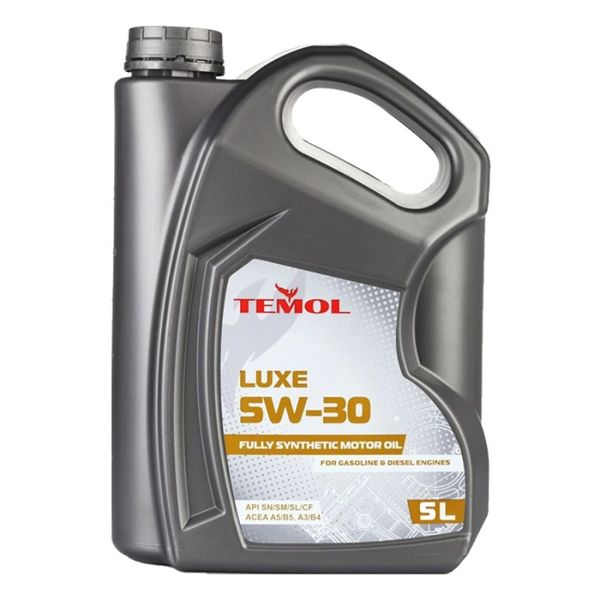 Масло TEMOL Luxe 5W-30 API SN,API CF,АСЕА A3/B4-16 (5 л) T-L5W30-5L фото