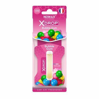Ароматизатор целюлозний з капсулою серія X Drop - Bubble Gum NX00052 NOWAX NX00052 фото
