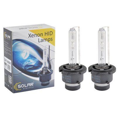 Ксенонова лампа D2R 6000K, 85V, 35W PK32d-3, 2шт 8226 SOLAR 8226 фото