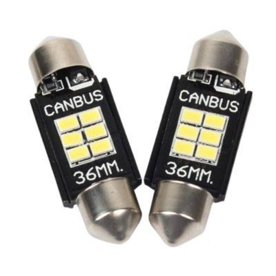 Світлодіодні автолампи Софітка+canbus, 250Lm, Т11*36 мм SJ-K6-36мм CARLAMP SJ-K6-36мм фото