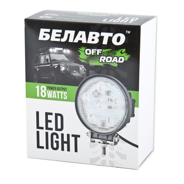 Доп LED фара BELAUTO BOL0603F 1320Лм (розсіювальний) BOL0603F фото