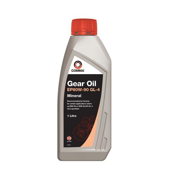 Трансмиссионное масло Comma GEAR OIL EP80/90 API: GL-4 1л (12шт/уп) GO41L фото