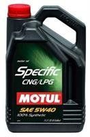 Motul101719 5W40/5л Specific CNG/LPG 123457322 фото