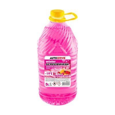 Омивач скла зимовий AUTO DRIVE Bubble Gum 19&deg;C 5 л (AD0138) AD0138 фото