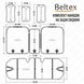 Комплект премиум накидок для сидений BELTEX Chicago, black-coffee. BX85120 фото 8