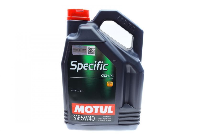 Motul101719 5W40/5л Specific CNG/LPG 123457322 фото