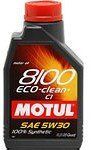 Motul101580 5W-30/1л 8100 Eco-clean+ 123457172 фото