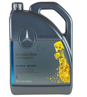 Моторное масло Mercedes-Benz 5W-40 MB 229.5 5 л 123457123 фото