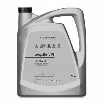 Моторна олива VW LongLife IV 0W-20 5 л 123457173 фото