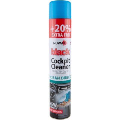 Полироль для пластика 750мл NOWAX Black Cockpit Cleaner Океанский бриз (NX00710) NX00710 фото