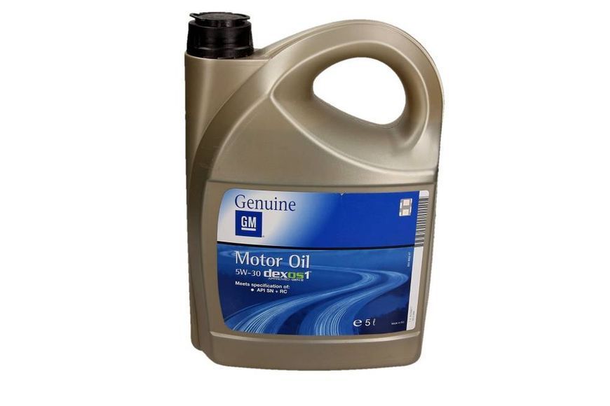 Моторна олива General Motors Dexos 1 5W30/5L 95599877  123457374 фото